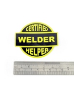 Certified Welder Helper Helmet Sticker
