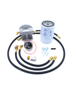 Oil Filter Adapter w/Oil Pressure Gauge - SA-200 F163