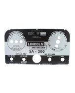 Lincoln SA-200 Black Face NAMEPLATE/FACEPLATE (9SL5171 / L5171)