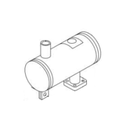 9SM18316 / M18316: Lincoln OEM Muffler - BW Parts 