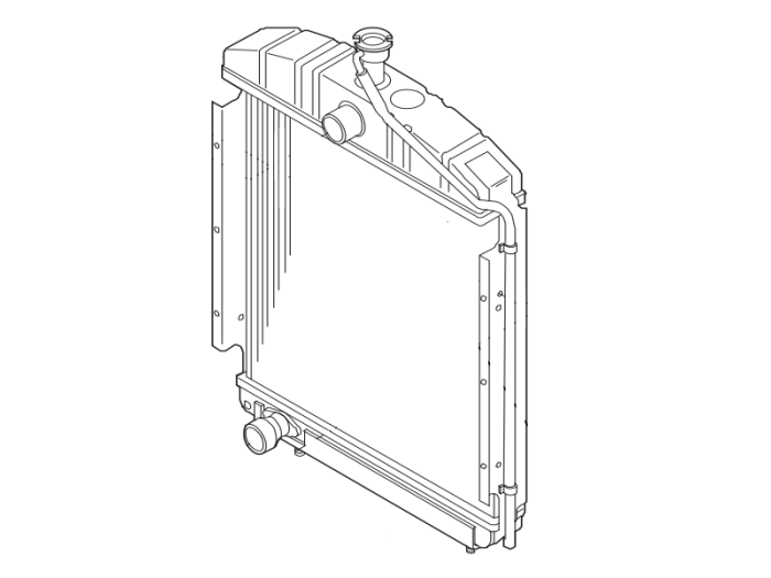 9SG1087 / G1087: Lincoln OEM Radiator - BW Parts