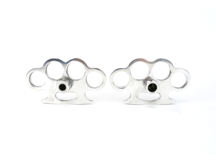 Old School Polished Full-Size Knuckle Control Knobs Knobs