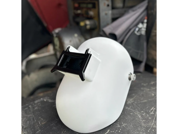 Pipeliners Cloud Original White Carbon Fiber Welding HoodBuiltIn Flip