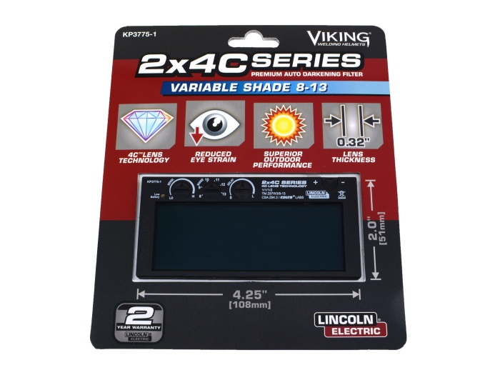 Lincoln Viking Welding Helmet Lens Filters with Viking 4C™ Lens