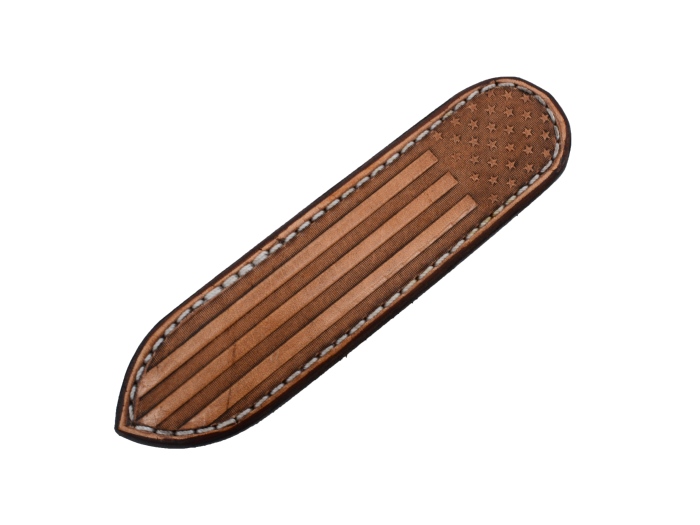 Hand-Stamped Stinger V Leather Insulator - BW Parts