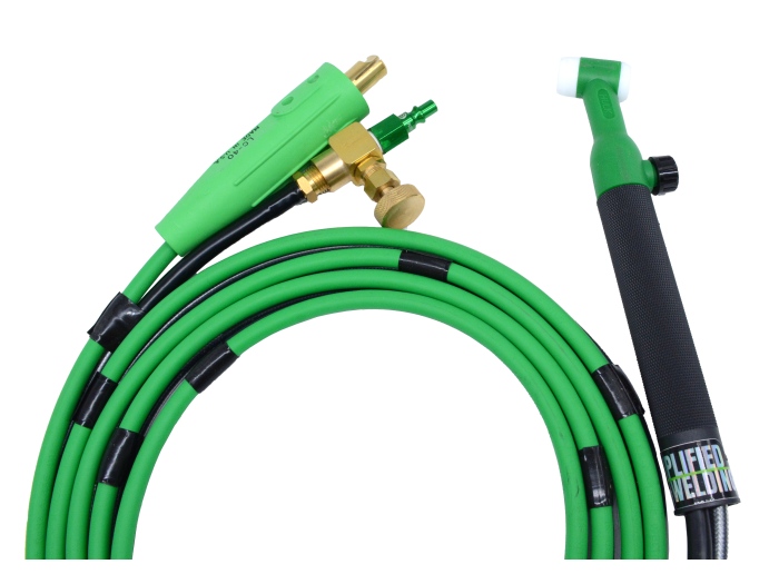 Amplified Welding 300 AMP 2 Piece 12.5ft Tig Rig Kit - BW Parts