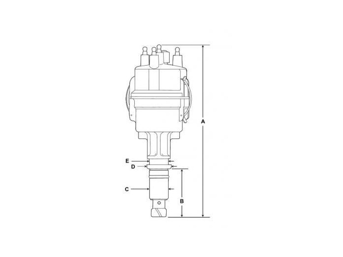 Wisconsin VH4D, V65D, W4-1770 Distributor - NORFAR.COM