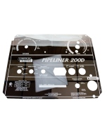 Lincoln Pipeliner 200D Welder Mirrored Stainless Steel Faceplate (9SL11952 / L11952)