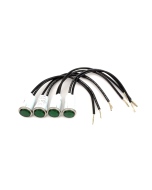Set of 4 Green Running Lights