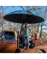 Pipeliners Cloud 8' Teal Canopy 60MPH Tested Umbrella