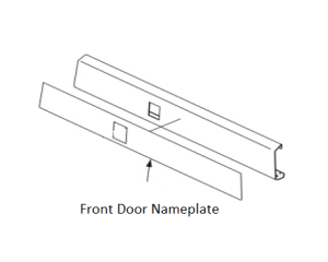 Lincoln OEM Front Door Nameplate (9SG4463 / G4463)