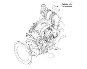 Lincoln OEM Radiator Inlet Coolant Hose (9SG8016 / G8016)