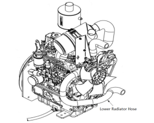 Lincoln OEM Lower Radiator Hose (9SL13901 / L13901)