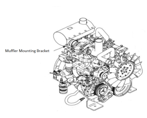 Lincoln OEM Muffler Mounting Bracket (9SL15971 / L15971)