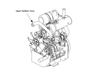 Lincoln OEM Upper Radiator Hose  (9SL16326 / L16326)