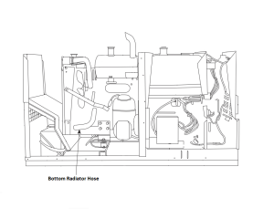 Lincoln OEM Radiator Hose - Bottom (9SM15111 / M15111)