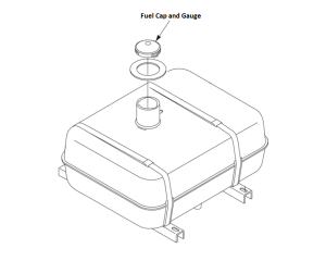 Lincoln OEM Fuel Cap and Gauge (9SM21278 / M21278)