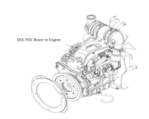 Lincoln OEM DOC POC Brace to Engine (9SM25285 / M25285)