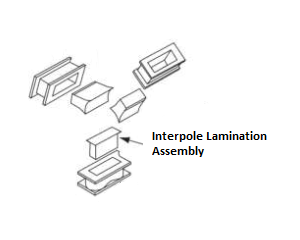 Lincoln OEM Interpole Lamination Assembly (9SS12260-8 / S12260-8)