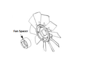 Lincoln OEM Fan Spacer (9SS30847 / S30847)