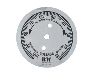 AC & DC BWParts Remote Box Faceplate Decal