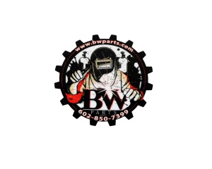 2 1/2"  BW PARTS Logo Sticker/Decal
