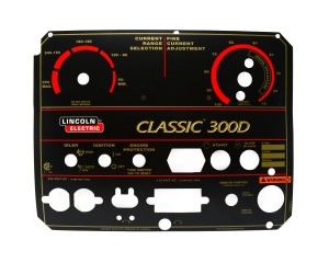 Lincoln OEM Classic 300D Faceplate / Nameplate (9SL10849-3 / L10849-3)