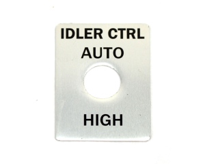 Idler Switch Plate 