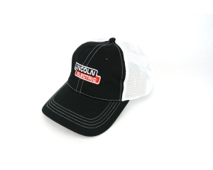Lincoln Electric Black&White Trucker Unstructured Twill Mesh-Back Hat