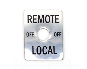 Remote Switch Plate - Chrome
