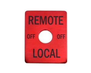 Remote Switch Plate - Red