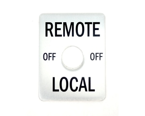 Remote Switch Plate - Satin