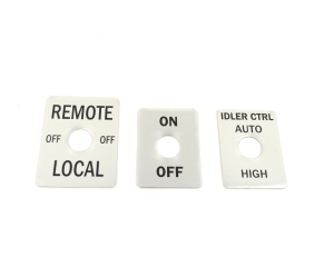 Switch Plate Kit On-Off, Idler, Remote