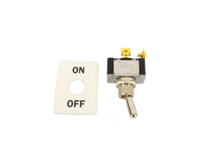 On-Off Toggle Switch & Switch Plate
