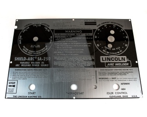 Lincoln SA-250 Mirrored Stainless Steel Faceplate (ABOVE 8900) (9SL7012 / L7012)