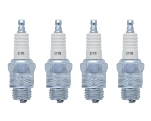 Champion D16 Spark Plugs for F162 F163 SA-200 SA-250 (Set of 4)