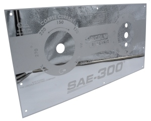 LINCOLN SAE-300 Mirrored Stainless Steel Faceplate (9SL15885 / L15885)