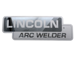 Mirrored Stainless Steel Lincoln OEM Door Decal (9SS27368-6 / S27368-6) (16 Inches)