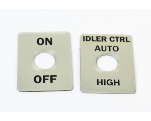 Switch Plate Kit On-Off, Idler