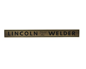Lincoln Shield Arc Name Plate - Brass