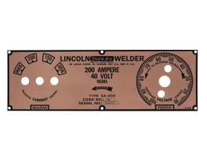 Copper Lincoln Short Hood Faceplate (9SM6549 / M6549)