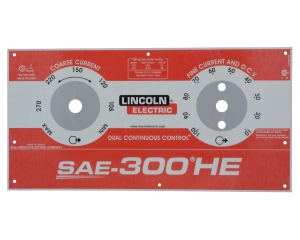 Lincoln OEM Nameplate-Upper Control Panel (9SL16306 / L16306)