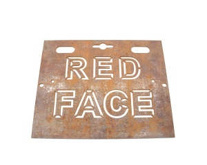 Redface Battery Cover OLD STYLE with Block Letters