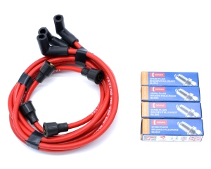 Red Taylor Pro Magneto Spark Plug Wire Kit F162 F163 SA-200 SA-250