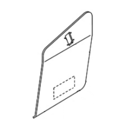 9SL11528-1 / L11528-1: Lincoln OEM Right Engine Door - BW Parts