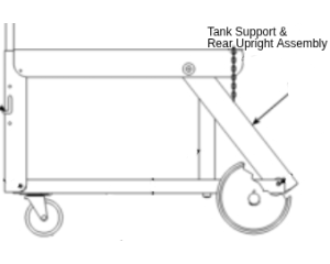 Lincoln OEM Tank Support & Rear Upright Assembly (9SS20137 / S20137)