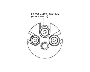 Lincoln OEM Power Cable Assembly (KUKA KR16) (9SS30698-12 / S30698-12)