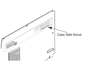 Lincoln OEM Case Side Decal (9SG7921 / G7921)