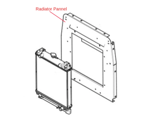 Lincoln OEM Radiator Pannel (9SL19021 / L19021)