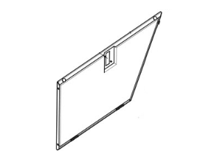 Lincoln OEM Side Door Assembly, Left (9SG9258-2 / G9258-2)